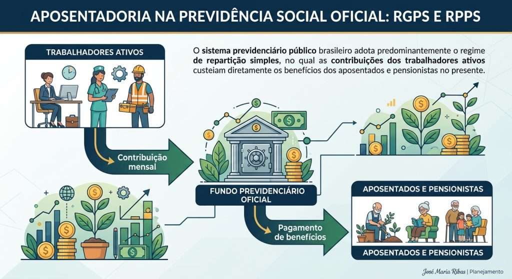 Aposentadoria na Previdência Social Oficial
